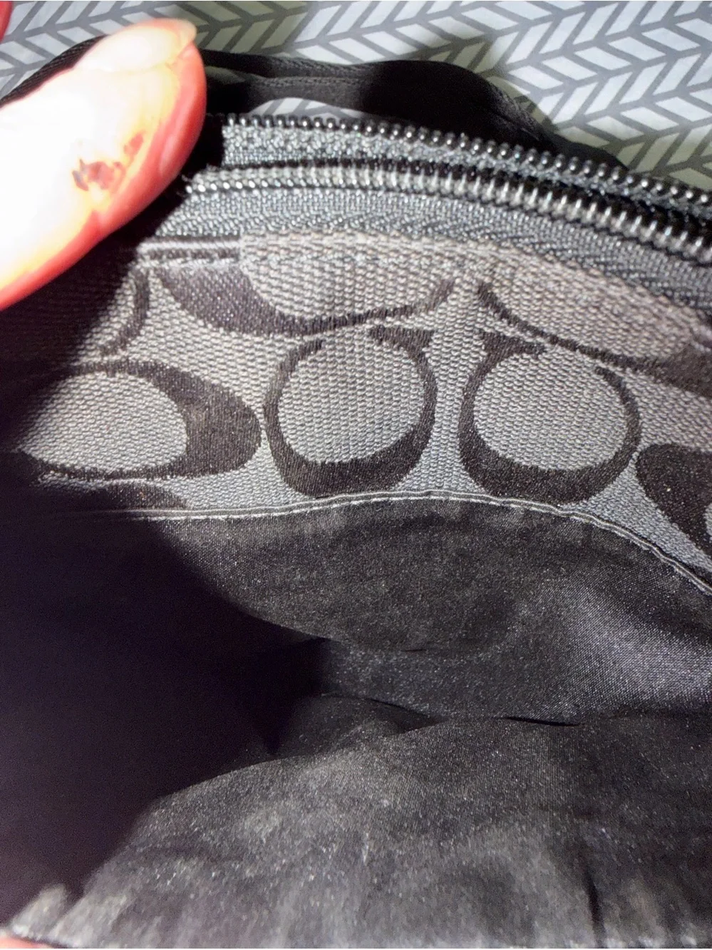 Coach Crossbody Bag – Signature Print- Compact 9